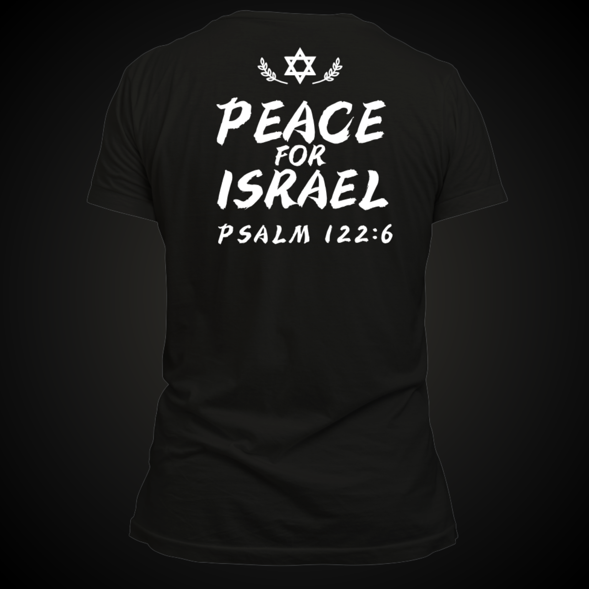 Short sleeve t-shirt in black color;  size S, M, L, XL